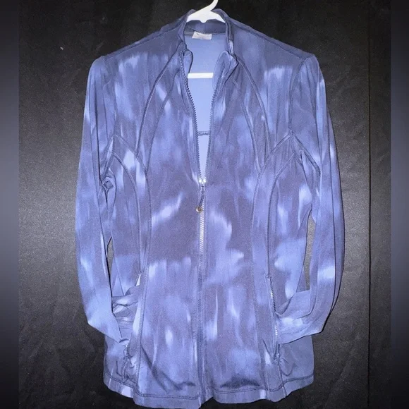 Stylish Blue Women's Jacket - Picture 2 of 4